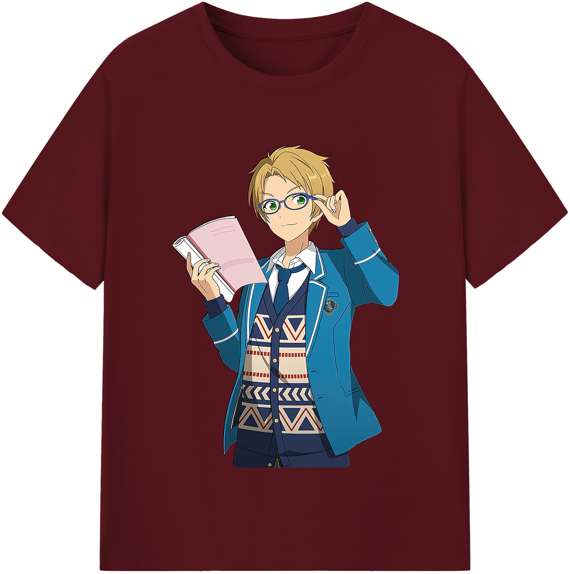 （画像用） あんさんぶるスターズ! Ensemble Stars 綿100％半袖Tシャツ（フロントプリント）